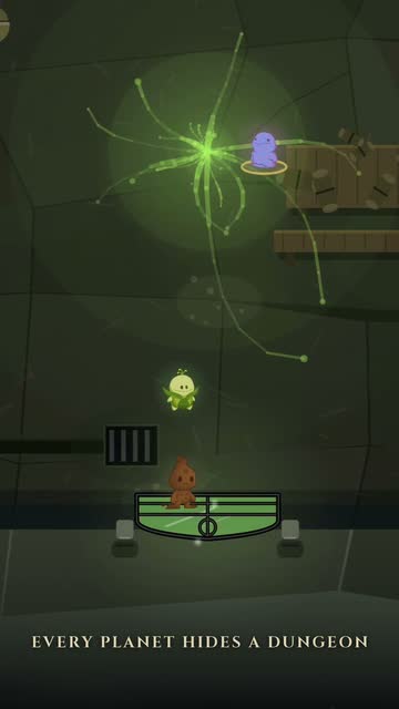Trailer still: A planet dungeon